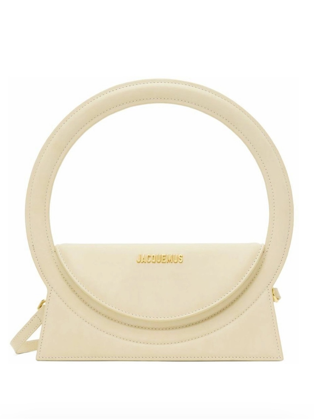 Jacquemus Off-White Le Papier 'Le Sac Rond' Shoulder Bag